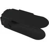 Aquariumpflanzen.net 10x Schuhstapler Schuhregal Kollektor Schwarz