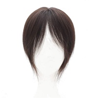 Haarteil für Frauen mit dünner werdendem Haar, handgebunden, Mono-Wiglet-Haarteil, 30,5 cm, Blond