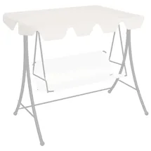 vidaXL Ersatzdach für Hollywoodschaukel Braun 188/168x110/145 cm