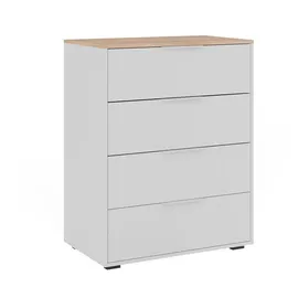 Vicco Betti 80 x 102 cm Weiß/Sonoma