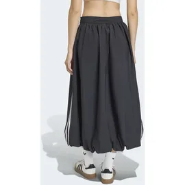 adidas Ballonrock Damen Gestreift Schwarz 38