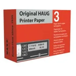 RNK Thermopapierrolle 8m 3Rl HAUG 3104 Fahrtenschreiber