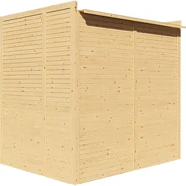 Konifera Beno 2 Fineline Flachdach 2,07 x 1,70 m Beige