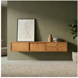 Idimex Simona Lowboard 175 cm Braun Massivholz