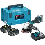 Makita DGA513RFJ inkl. 2 x 3,0 Ah + Ladegerät im Makpac