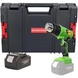 PROCRAFT Procraft, Heissluftföhn, PH24bb Akku Heissluftpistole 20 V 50 - 550 °C + 1x Akku 4,0 Ah + RHINO Toolcase - ohne
