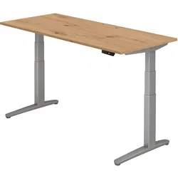 bümö elektrisch höhenverstellbarer Schreibtisch 180x80 cm mit Memory-Steuerung - Design Schreibtisch höhenverstellbar elektrisch, elektrischer