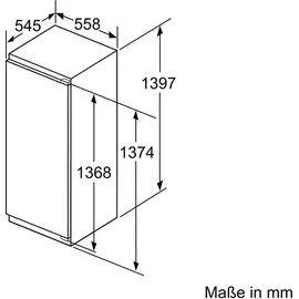 Bosch Serie 8 KIF51AFE0 Einbaukühlschrank (220 l, 1387 mm hoch)
