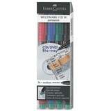 Faber-Castell Marker MULTIMARK 1525 M permanent, 4er Set