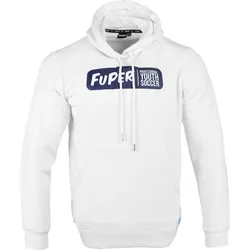 Kapuzenpullover Chris Freizeit. Fußball Herren FUPER WEISS L