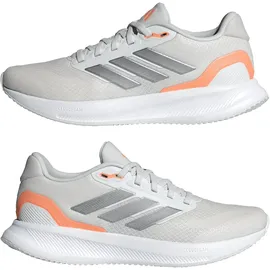 adidas Runfalcon 5 Damen Crystal White/Iron Metallic/Beam Orange 38 2/3