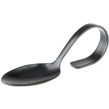 APS 693 Gourmetlöffel "CLASSIC", Länge 12 cm, 18/8 Edelstahl, Gunmetal-Look