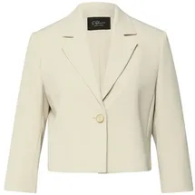 s.Oliver BLACK LABEL Kurzarmhemd Indoor-Jacke - Regular Fit beige 46