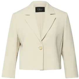 s.Oliver BLACK LABEL Kurzarmhemd Indoor-Jacke - Regular Fit beige 46