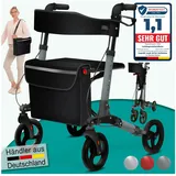aktivshop Rollator faltbar und leicht mit Sitz, Rollatoren für Senioren