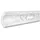 PROFHOME DECOR Eckleiste 150252F Weiß 2 St. 200 x 12 x 11,9 cm