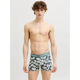 JACK & JONES JACBEN TRUNKS 7 Pack North Atlantic / Night Sky / Dazzling Blau / Mineral Gray / Mediterranea / Schwarz L 7er Pack