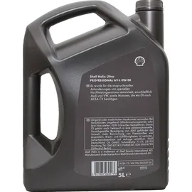 Shell Helix Ultra Professional AV-L 0W-30 5 l