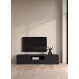 ebuy24 Media TV Schrank, Mediaboard, Lowboard«, TV-Kommode, wahlweise Breite 147 oder 177 cm schwarz matt. schwarz)