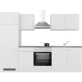 Flex-Well Küche »Lucca«, wahlw. mit E-Geräten, Breite 270 cm, weiß
