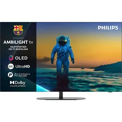 PHILIPS 65OLED810 OLED Ambilight TV (Flat, 65 Zoll / 164 cm, UHD 4K, SMART TV, Ambilight)
