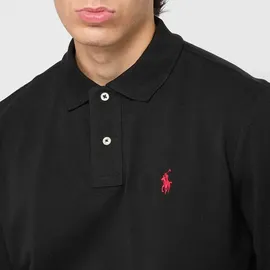 Ralph Lauren Polo Ralph Lauren Herren Polo-Shirt schwarz Slim Fit, schwarz, NOS
