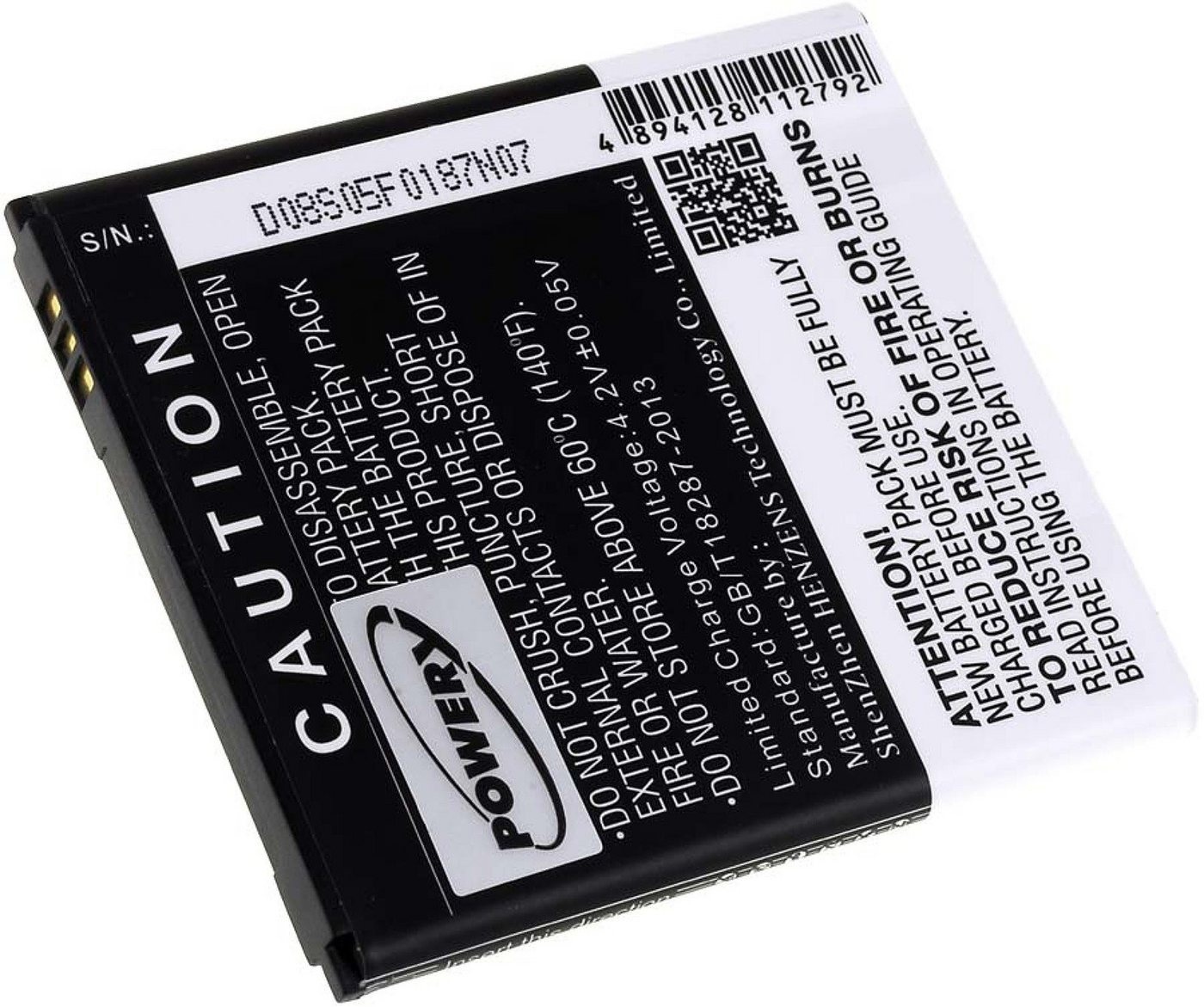 Powery Akku für Medion Life X4701 Smartphone-Akku 2000 mAh (3.7 V) schwarz