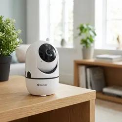 Smart WLAN IP Kamera 720P HD – 355° Schwenkbar – Tuya-kompatibel, Überwachungskamera für Innen – Bewegungsalarm, Gegensprechen, Nachtsicht