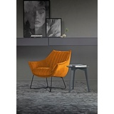 furninova Loungesessel Egon Quilt, bequemer Loungesessel mit attraktiven Dekornähten, im skandinavischen Design