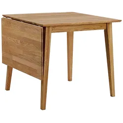 Küchentisch aus Eiche Massivholz klappbarer Platte