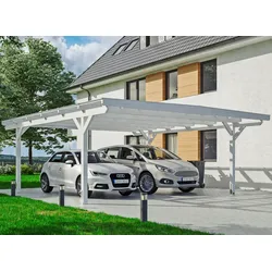 Doppelcarport SKANHOLZ "Odenwald", weiß, H: 220cm, Carports