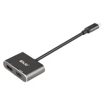 Club 3D USB 3.2 Gen2 Typ-C auf DisplayPort und HDMI St./B. 4K60Hz 0,2m schwarz