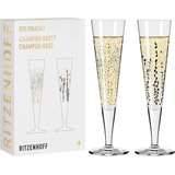 Ritzenhoff & Breker Ritzenhoff Champagnergläser Goldnacht 205 ml 2er Set