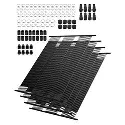 VEVOR 4er Set Solarpanel Solarkollektor Poolheizung Solarheizung 1235x3100mm