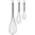 WMF Profi Plus Schneebesen-Set, 3-teilig