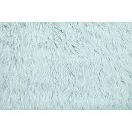 Tom Tailor Teppich Fluffy Uni blue lagoon 80 x 160 cm