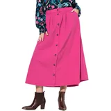Ulla Popken A-Linien-Rock Damen Lila 50/52