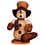 Christian Ulbricht GmbH Räuchermann Schneemann 23,0 cm natur