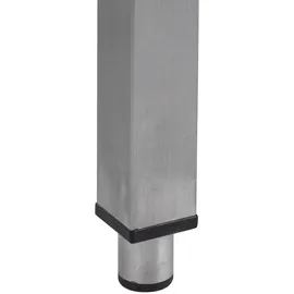 GastroHero Spültisch Basic 16x6 mit 2 Becken rechts, Aufkantung und Grundboden