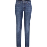 MAC Melanie Jeans Straight Leg in New Basic Wash-D38 / Regular fit 5-Pocket-Jeans Modell Dunkelblau, 38/28