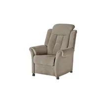 Polstermöbel Oelsa Fernsehsessel Andorra Mikrofaser 87 x 108 x 110 cm Braun mit Rollen
