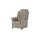 Polstermöbel Oelsa Fernsehsessel Andorra Mikrofaser 87 x 108 x 110 cm Braun mit Rollen