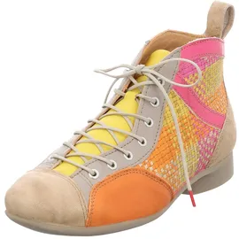THINK! Damen GUAD2 chromfrei gegerbte nachhaltige Stiefelette, FUXIA/KOMBI 9090