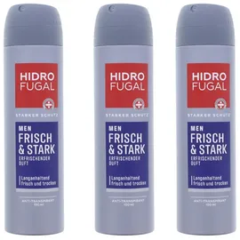 Hidrofugal Men Frisch & Stark Deo Spray 3 x 150 ml