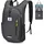 luxuskollektion 10L Faltbarer Rucksack Daypack Schwarz