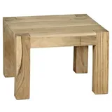 Wohnling Couchtisch Massivholz akazie 60,0 x 60,0 x 40,0 cm