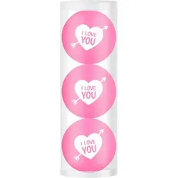 Golfball Geschenkset I love you pink
