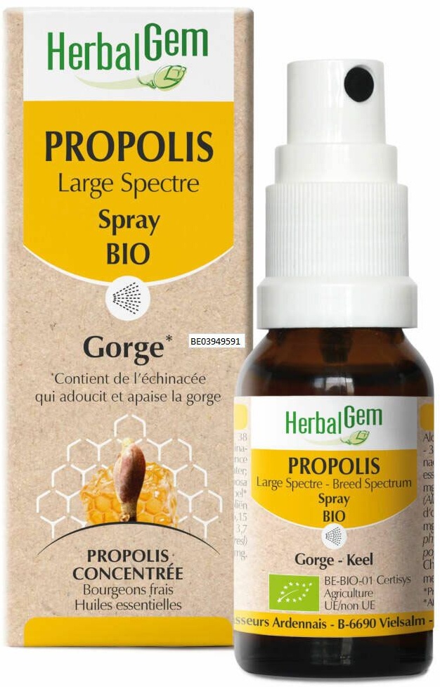 HerbalGem PROPOLIS LARGE SPECTRE - spray 15 ml spray