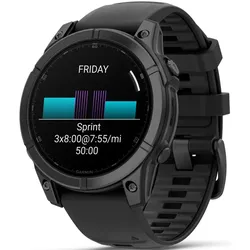 GARMIN Venu 2 Schwarz/Schiefergrau mit Schnellwechsel-Silikon-Armband 22mm Smartwatch (GPS, Smartphone-Benachrichtigungen, Herzfrequenzmessung, Schlafanalyse, integrierte Sportapps, Musik hörbar oh...