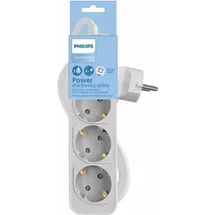Philips Steckdosenleiste 1,5 m Weiß 3 St.